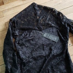 NWT Abody Black Lace Dress Size Med